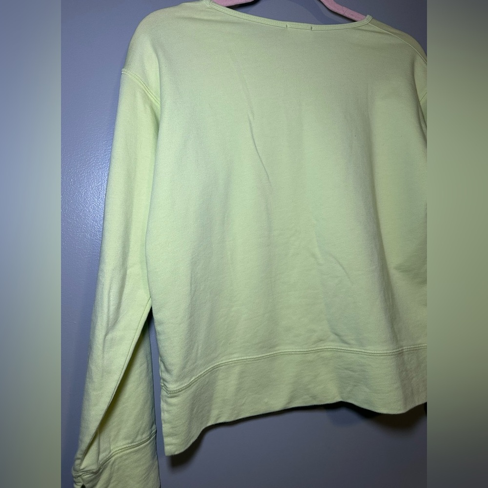 Cotton Yellow Women sweatshirt-made in USA